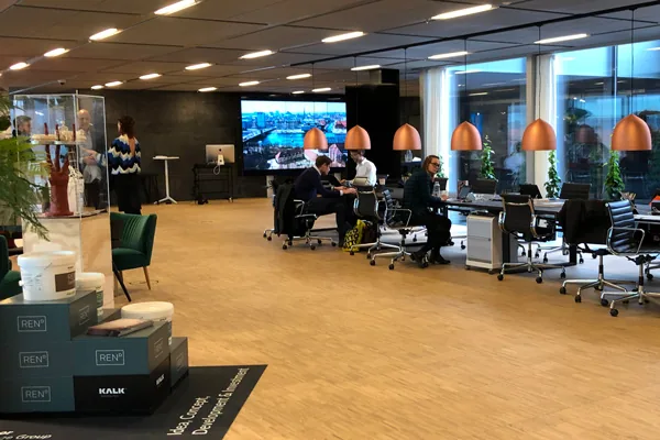 The BloxHub reception and office area