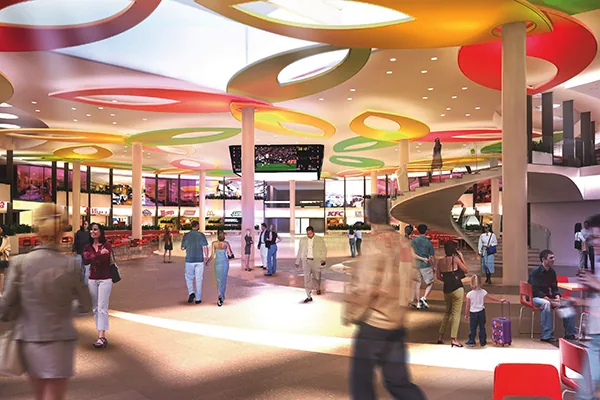 Polus shopping center in Budapest, Hungary